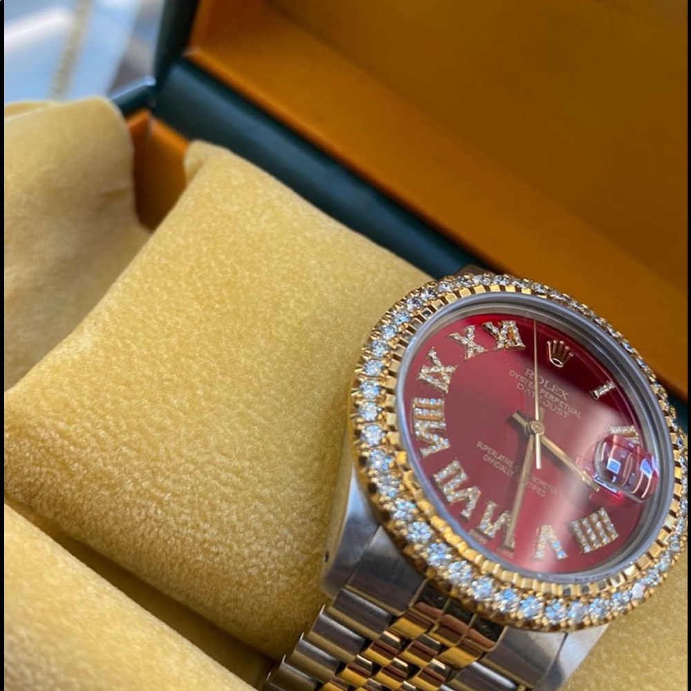 2 toned diamond Date only Rolex! - Picture 2 of 3